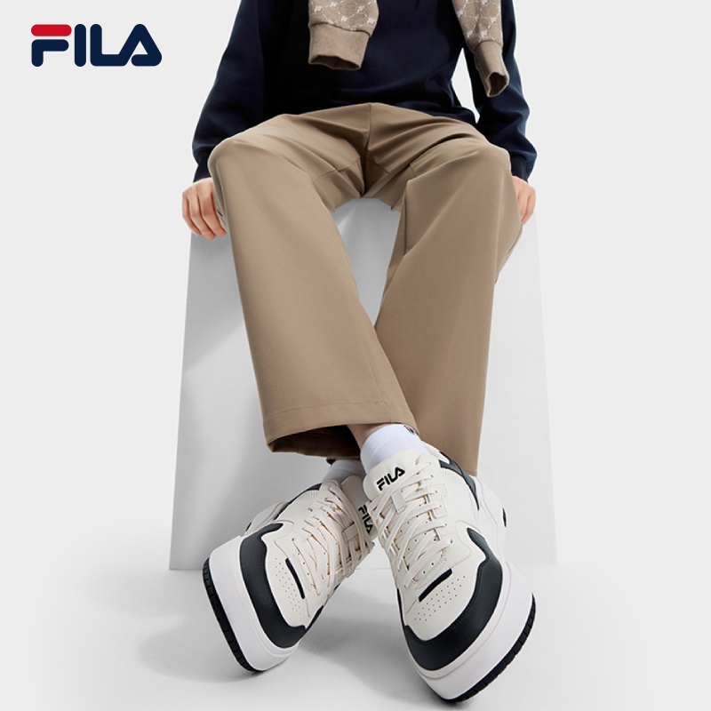 【易烊千玺同款】斐乐秋冬季方块鞋情侣同款低帮板鞋F12W/M512205F