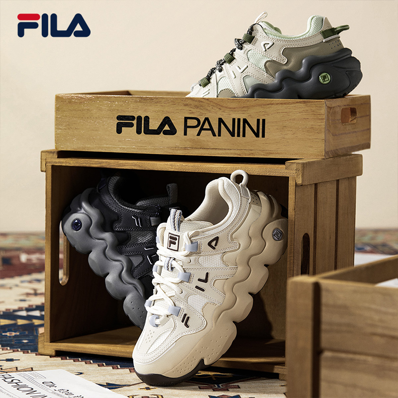 斐乐帕尼尼女男同款2024春季新款复古运动鞋篮球鞋F12W/M412111F