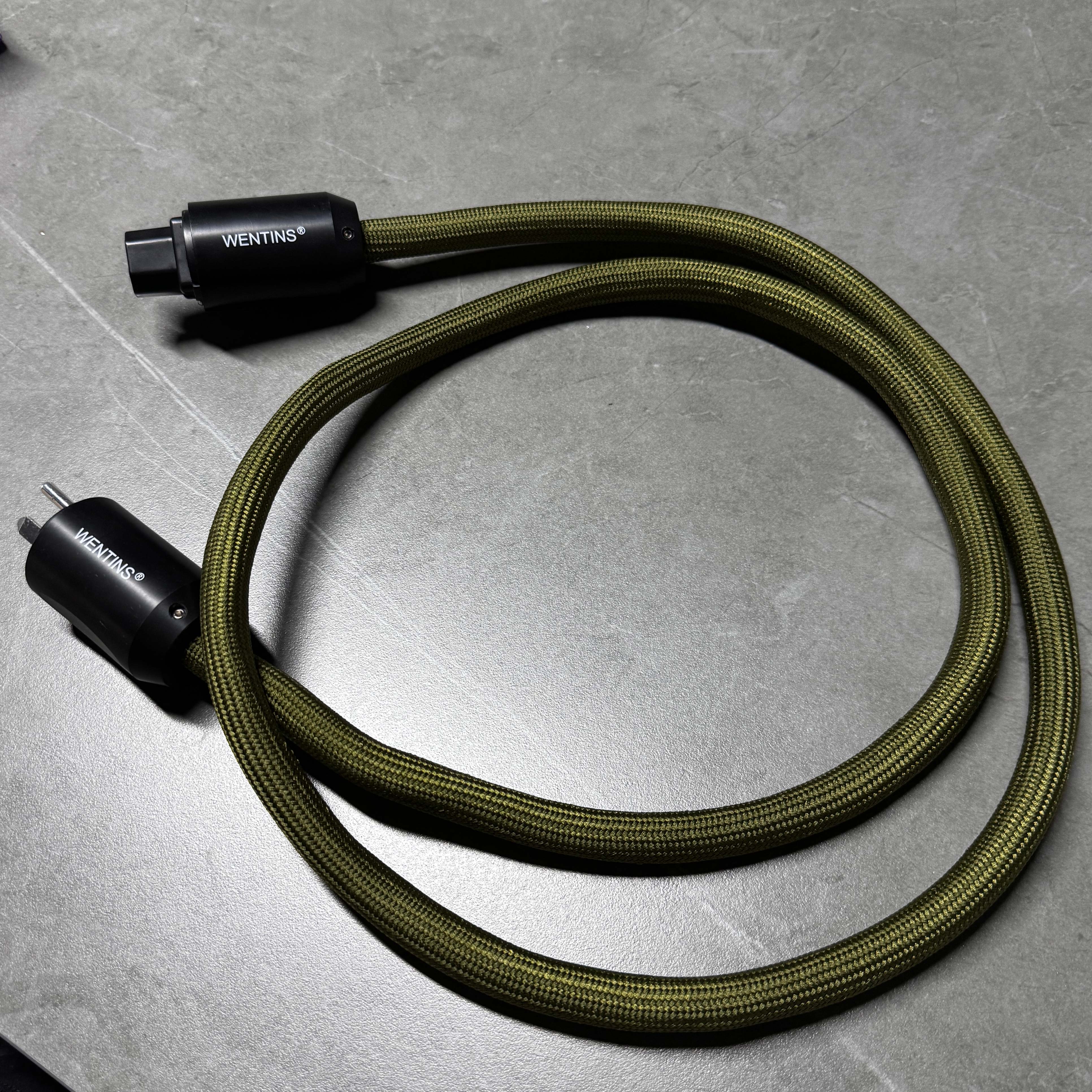 WENTINS黑金超导8平方电源线 提升音质改善声音效果