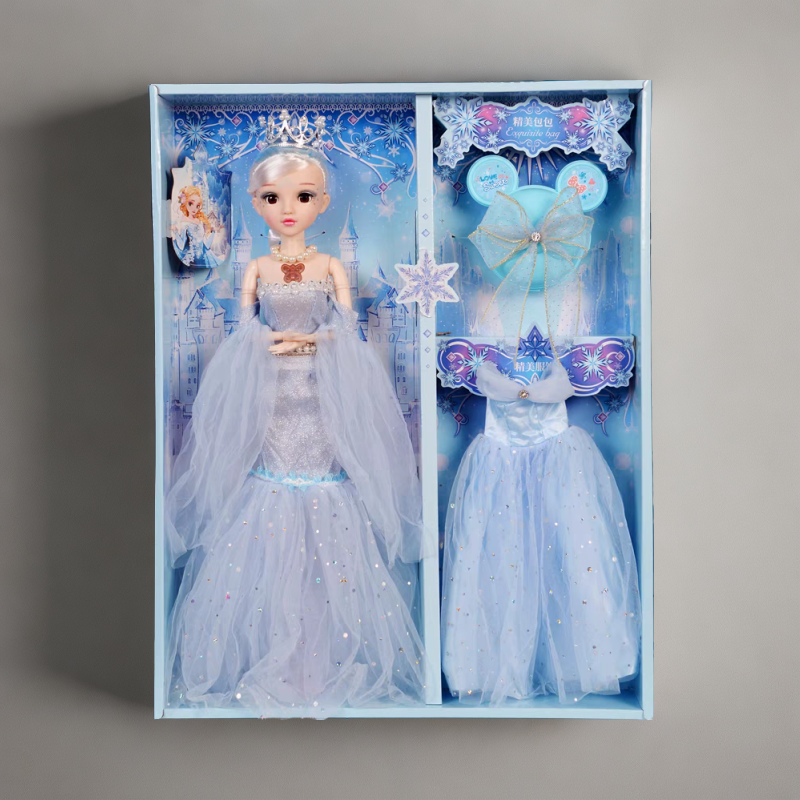 时尚精品娃娃60厘米眨眼音乐精致款，女孩过家家玩具