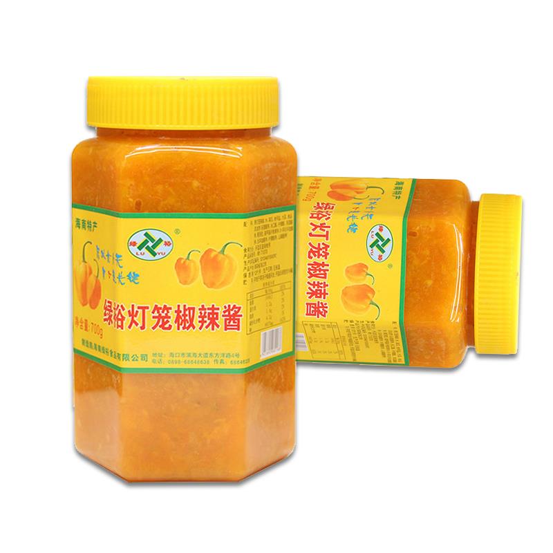 绿裕黄灯笼椒辣酱海南黄椒辣酱剁椒鱼烹饪辣椒调味料笋0g