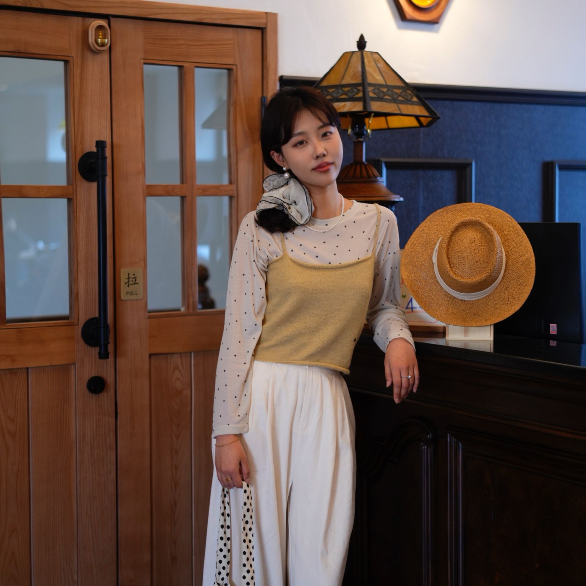 小草家 [109-169秋冬氛围复古气质简约韩系女装] 【No TUI】