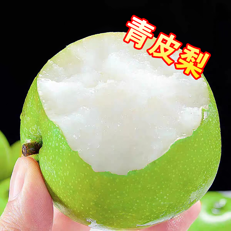 砀山青皮蜜梨脆甜无渣汁水新鲜水果梨砀山梨