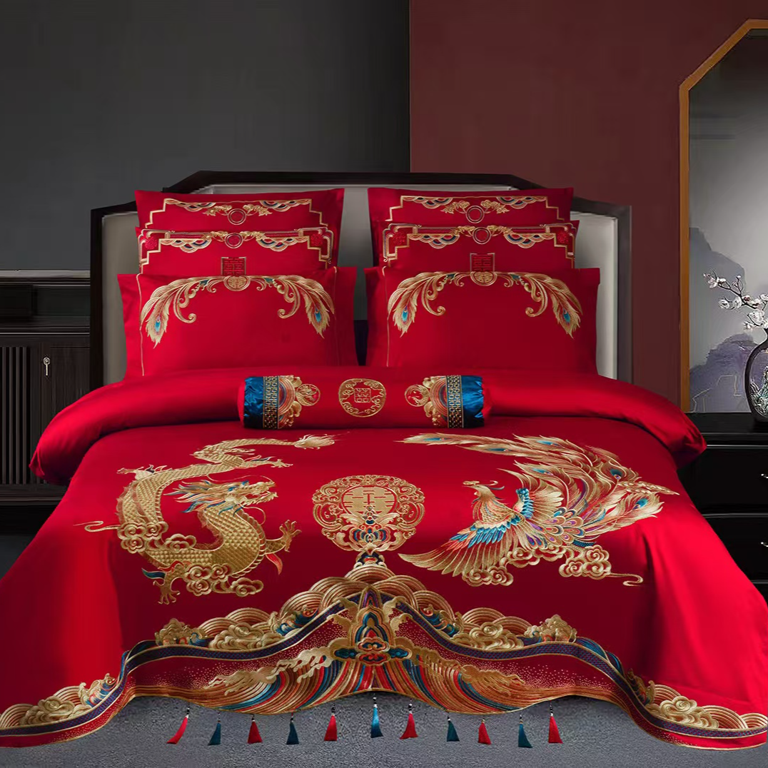 【好先生婚庆】吉祥龙凤（金色）高端婚庆套件