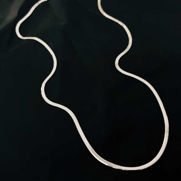 坠链均925银 雨熙家定制意大利进口蛇骨百搭锁骨项链003