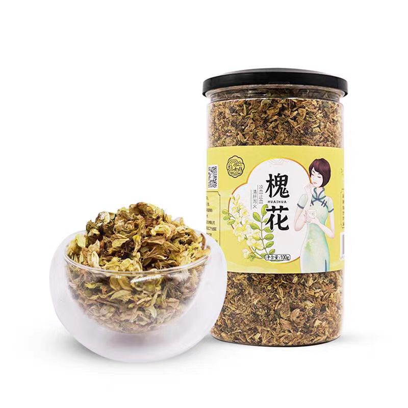 瓦屋山药业 槐花 100g/瓶