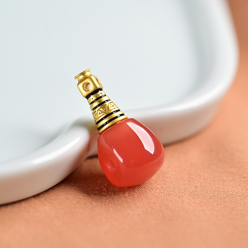 红粉糯10.5左右三通文玩配饰10以下串串搭配百搭配饰