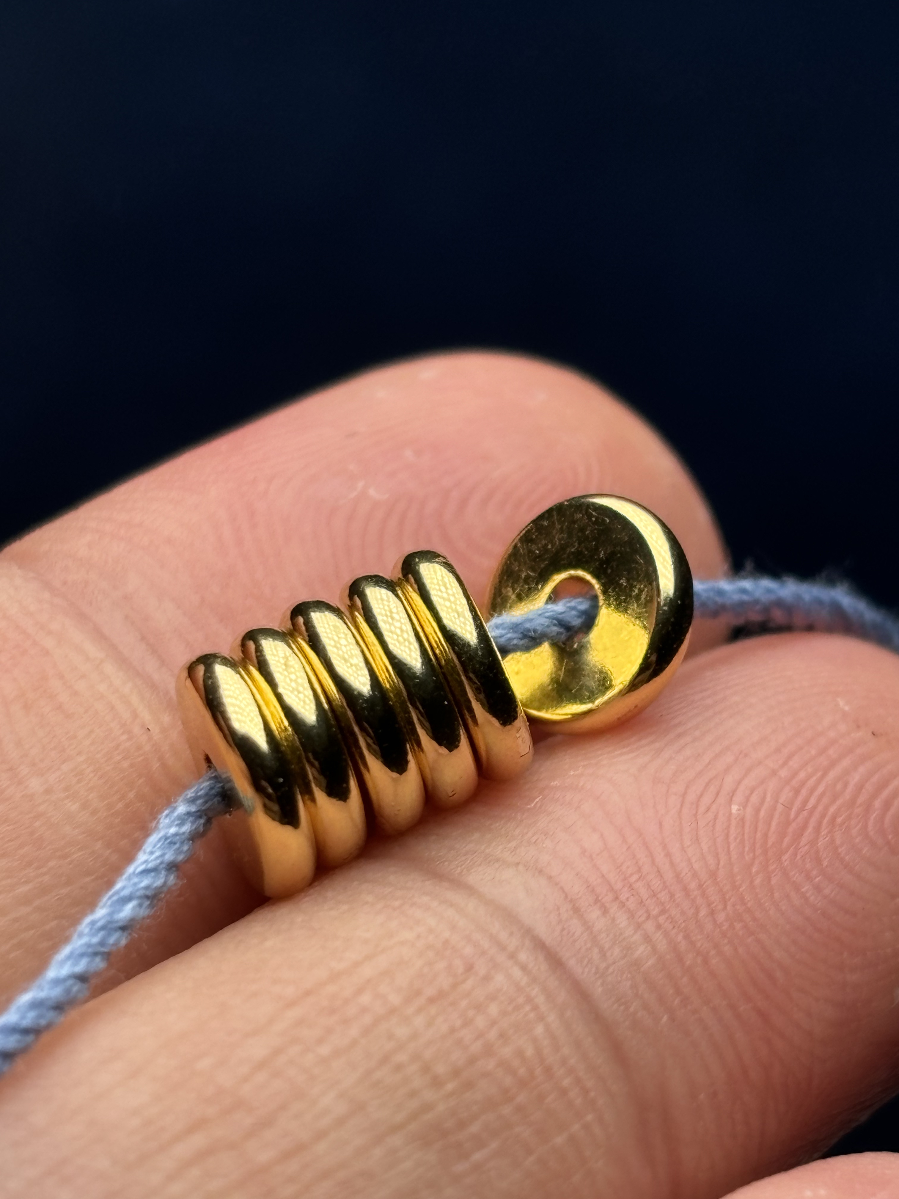 合金手链 文玩隔片7.8x1.5mm文玩配饰串串隔片