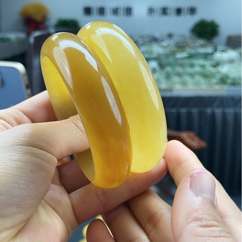 【闪购商品】石英质玉手镯颜色纹路多样性发货拍一发一未镶嵌