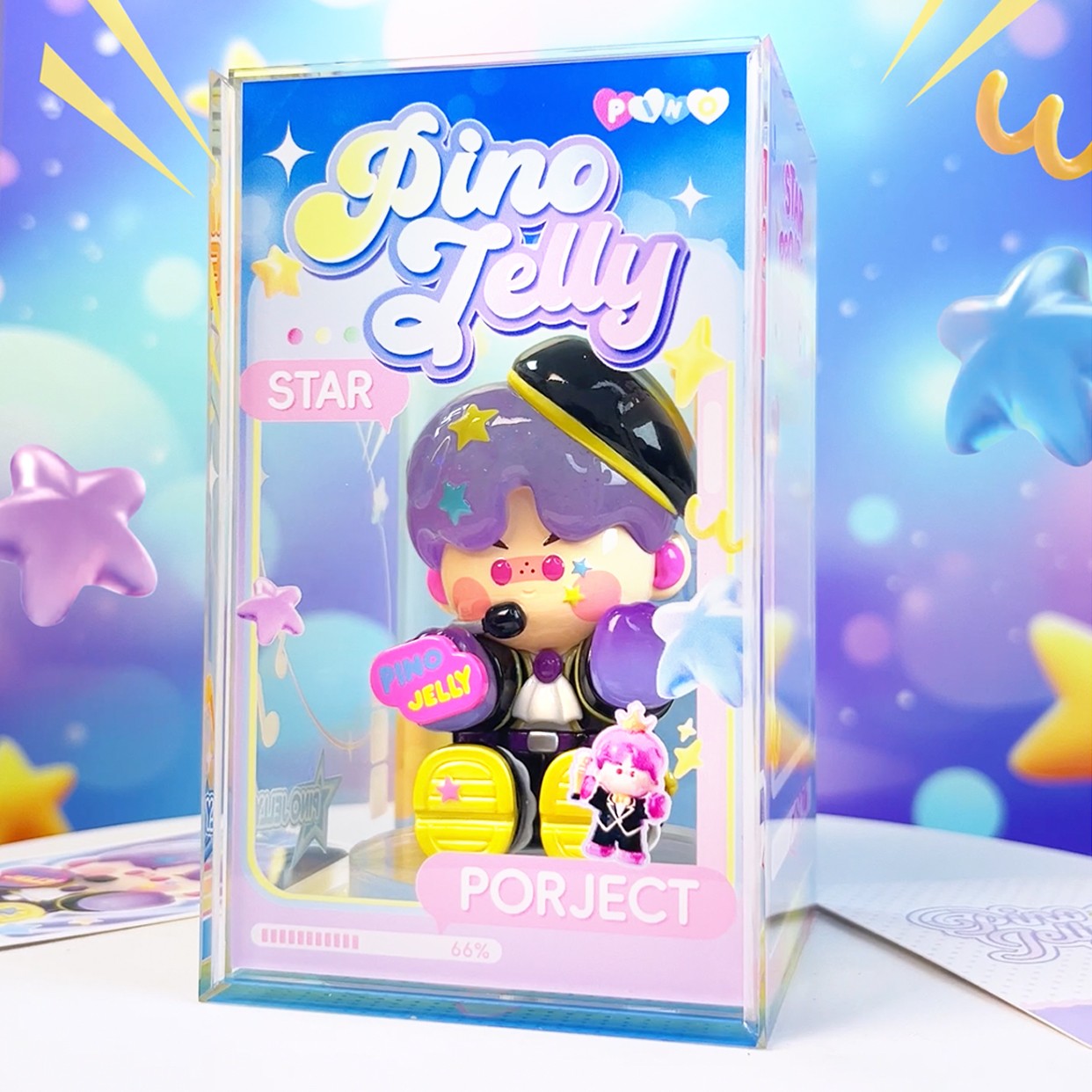 FUNHOME-pino闪耀计划场景化手办亚克力收纳防尘高玩展示盒