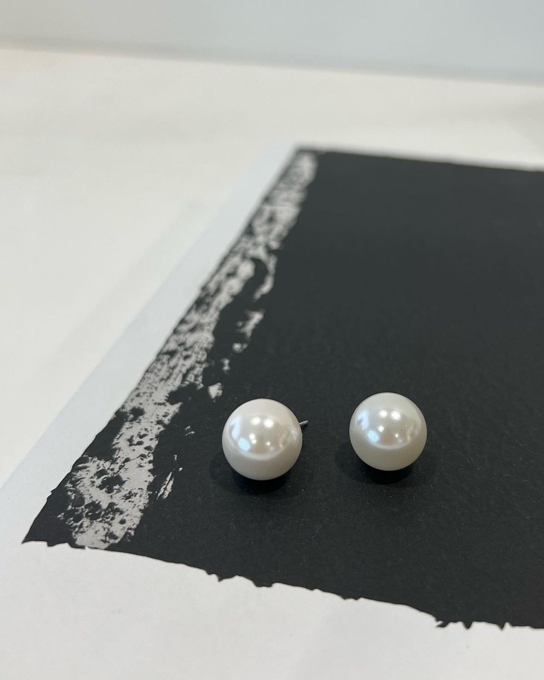 925银耳饰 【新号开播，新粉炸福利】月光白空姐款大白珠 精致 百搭