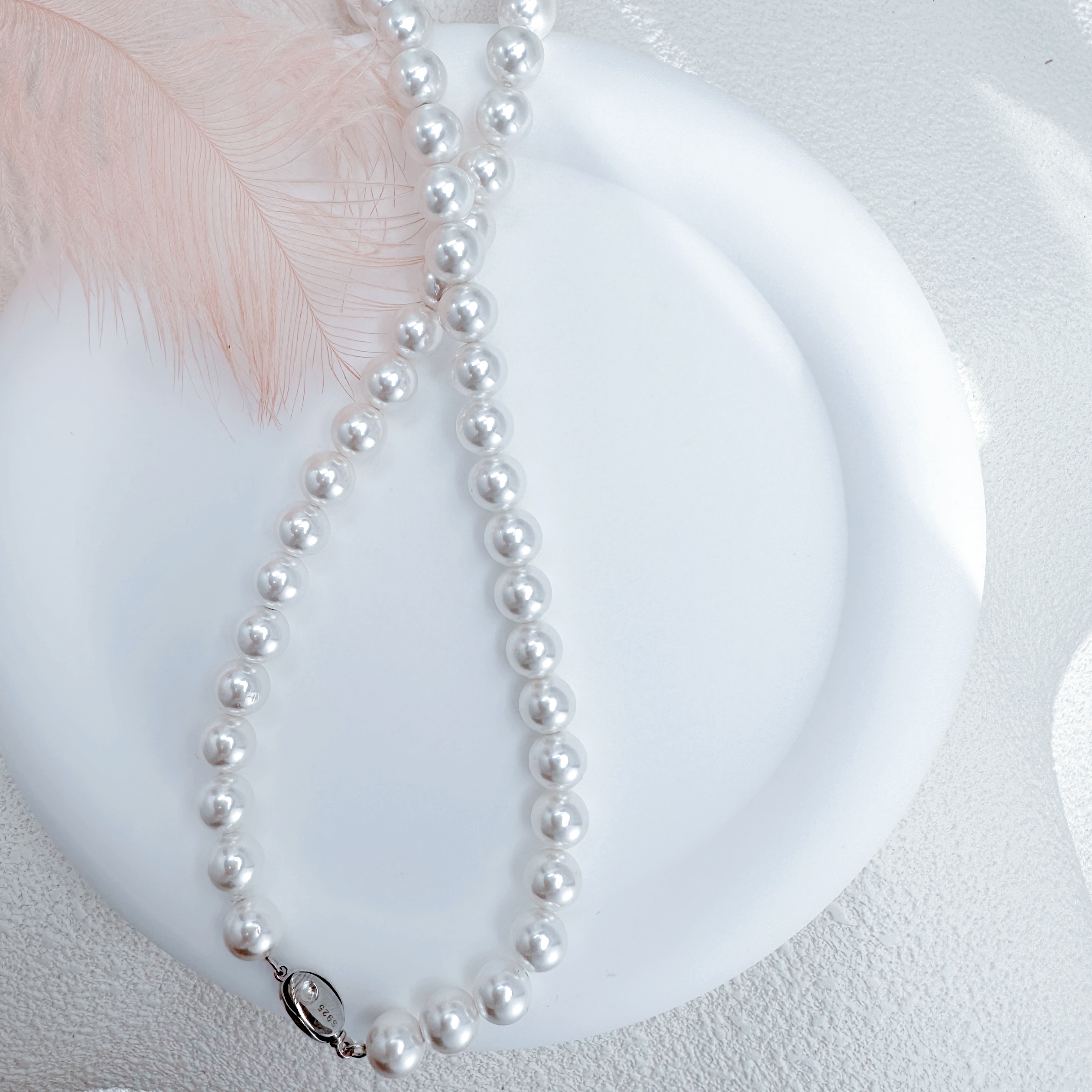 链子925银 气质款 秋冬精致气质仙女10-11MM项链