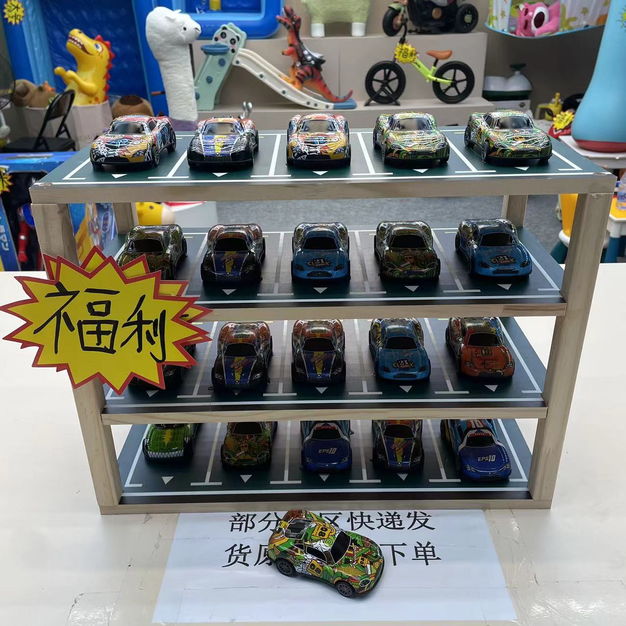 【到手10辆】合金回力铁皮车迷你金属越野汽车玩具款式颜色随机