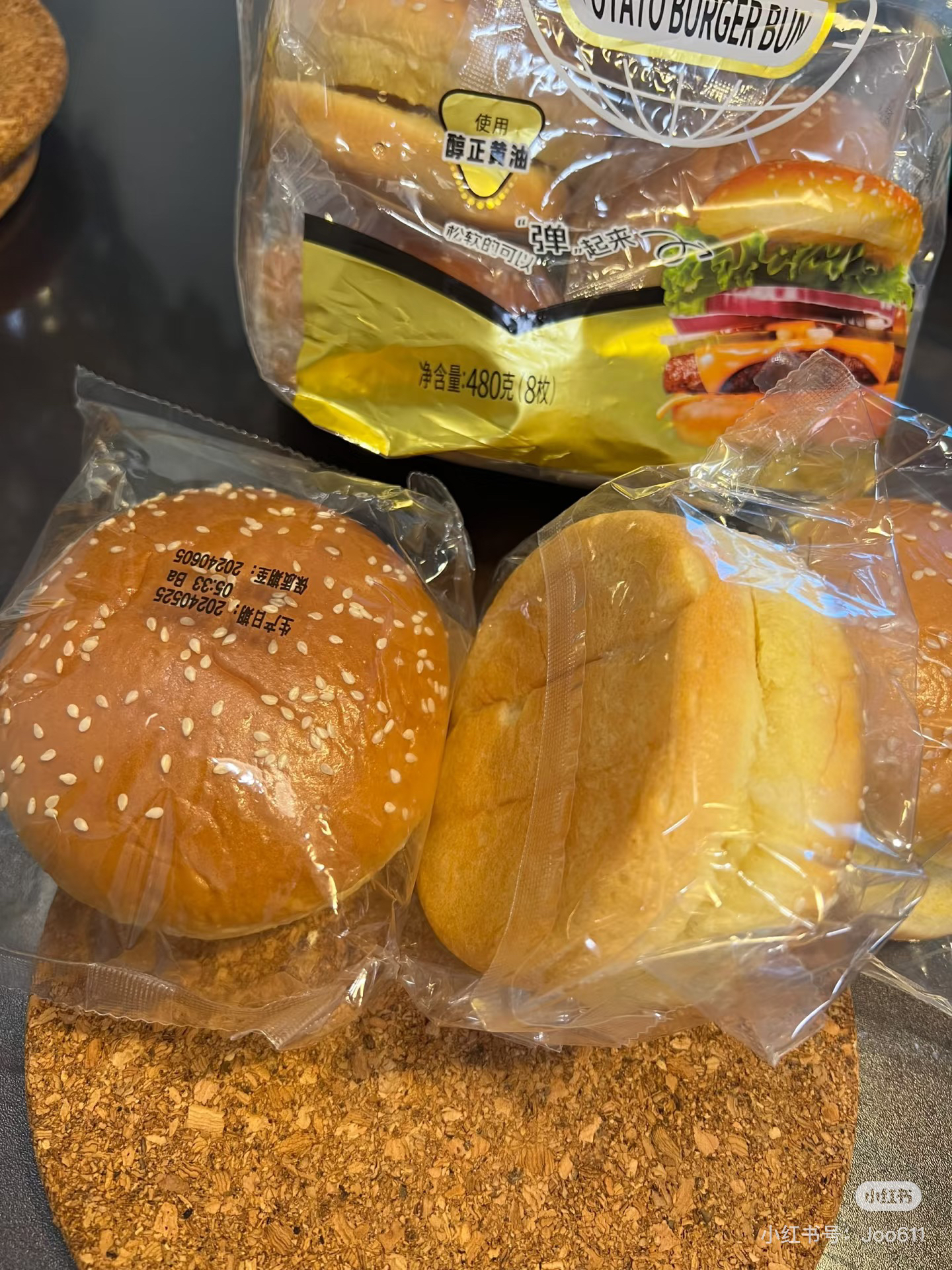 Sam's土豆汉堡面包1枚