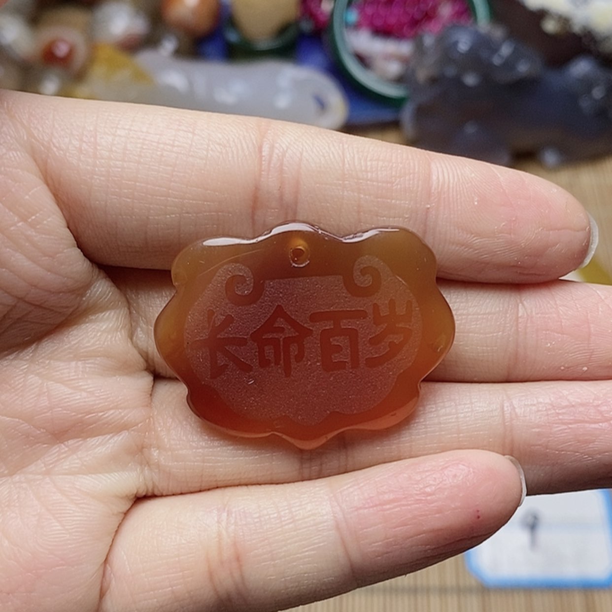 【闪购商品】玛瑙手饰未镶嵌心**仞