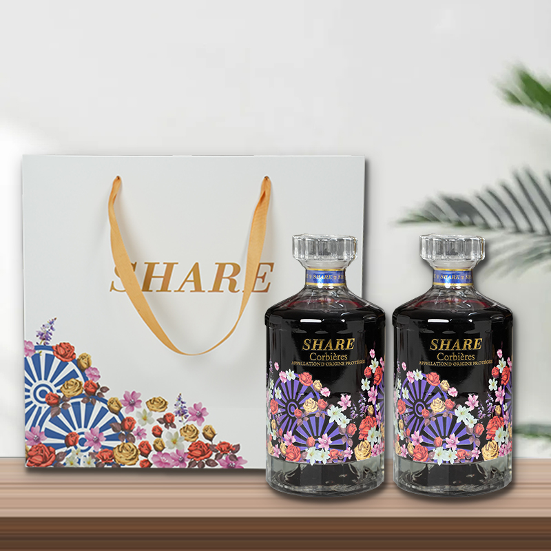 法国原瓶进口玺尔花香干红葡萄酒14%vol 500ml