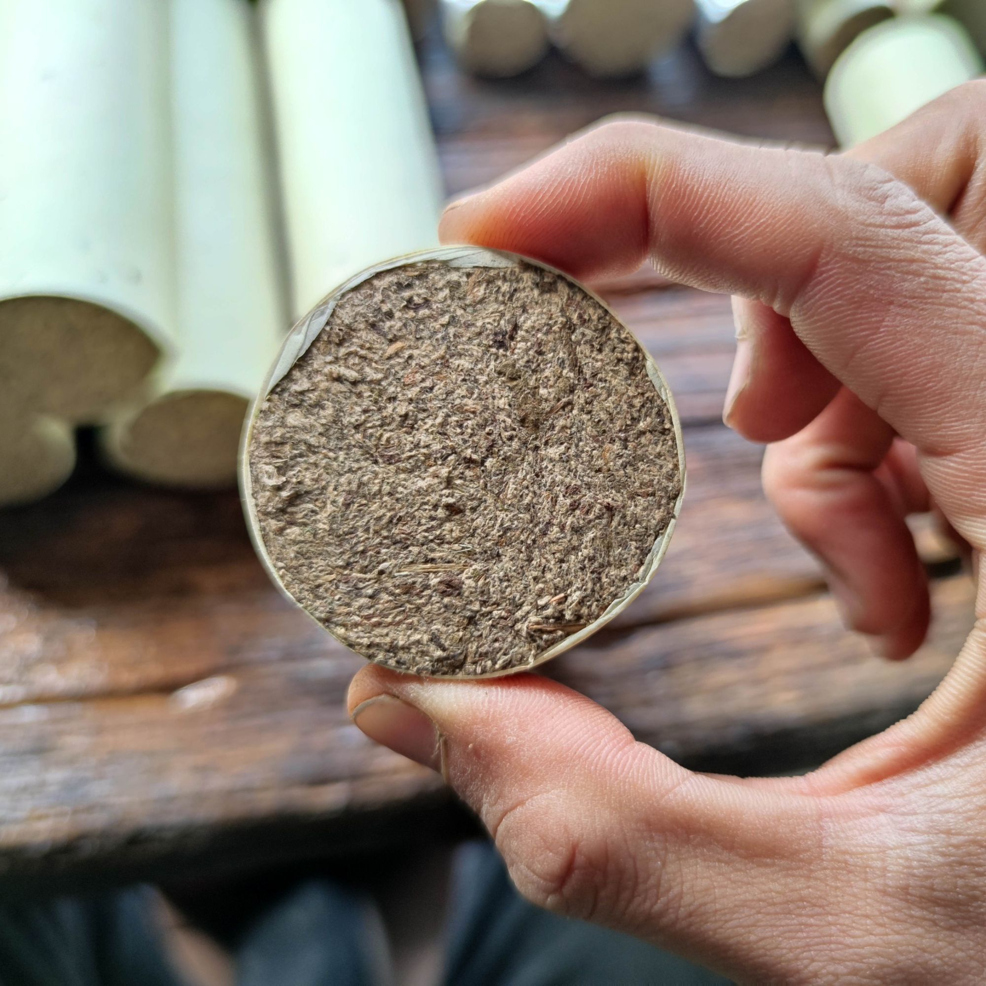 5厘米粗（每支200克绒）2018年陈山野艾灸条纯野生陈艾叶手工卷制