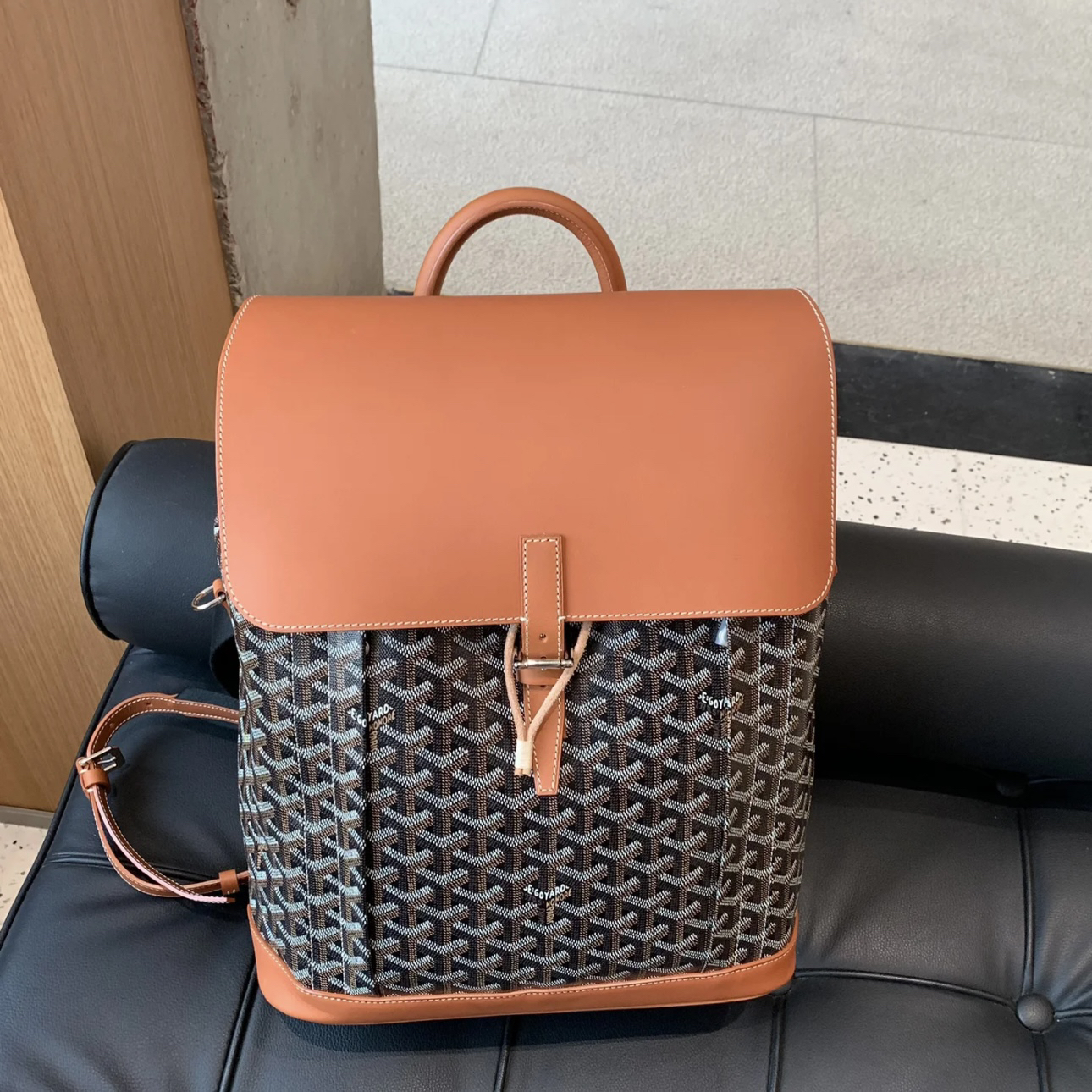 95新 Gaoy/戈雅 双肩背包【文子姐专属】/D419/zj