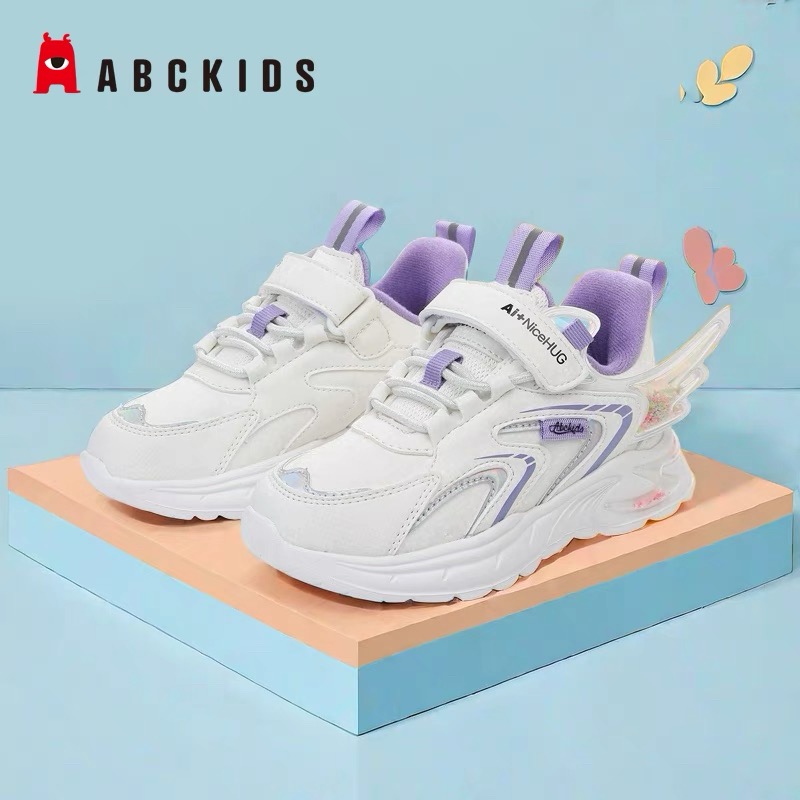 Abckids童鞋秋冬季男女童加绒保暖时尚百搭二棉透气运动鞋