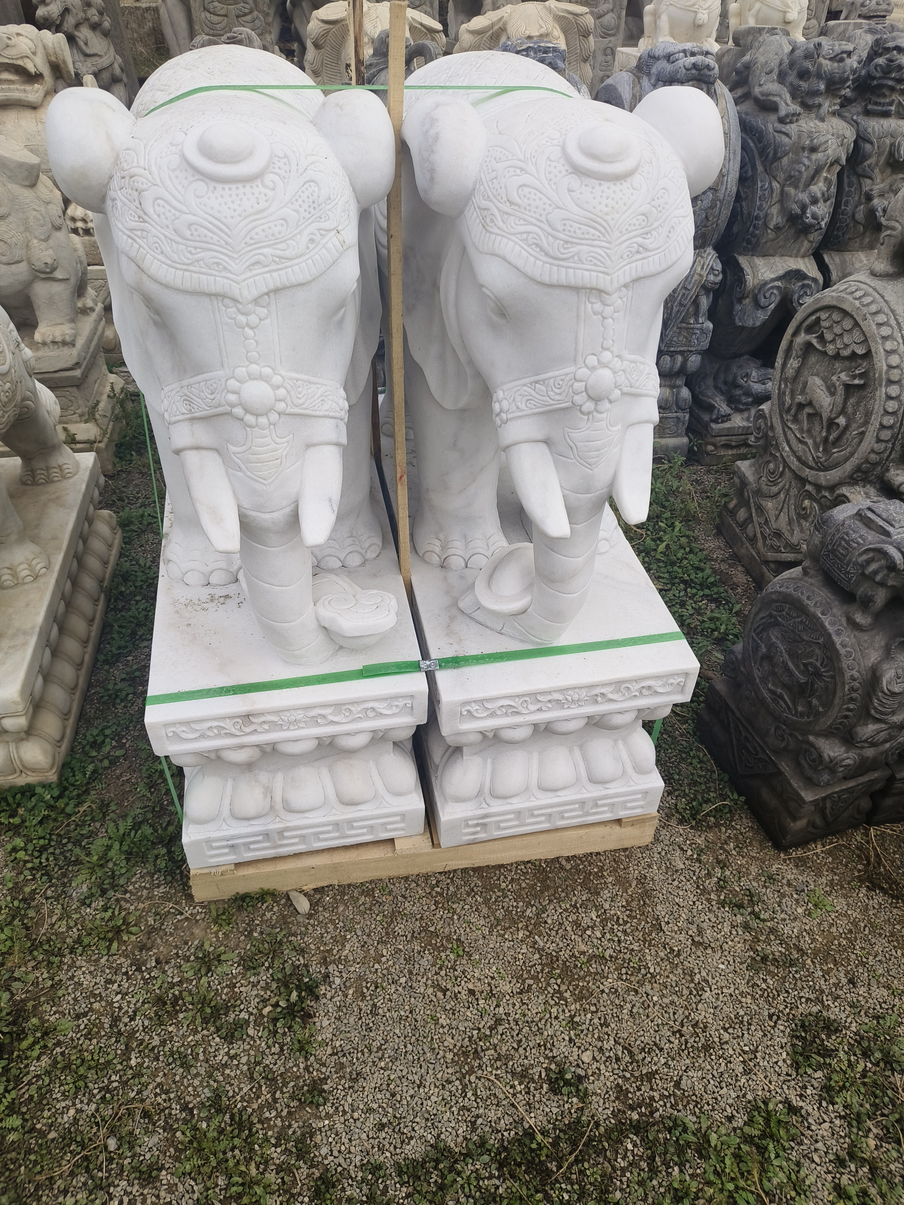 大象一级汉白玉！高度1.2不包邮