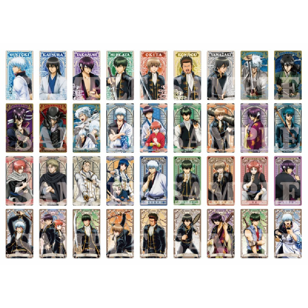 银魂 塔罗牌风 艺术卡片 盲抽1包3枚