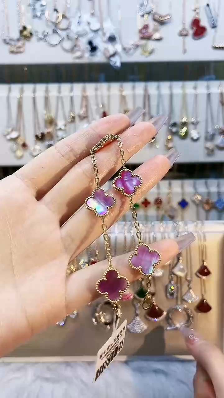 【闪购商品】贝壳（贝母）手链18K金镶嵌18K金镶嵌 K黄