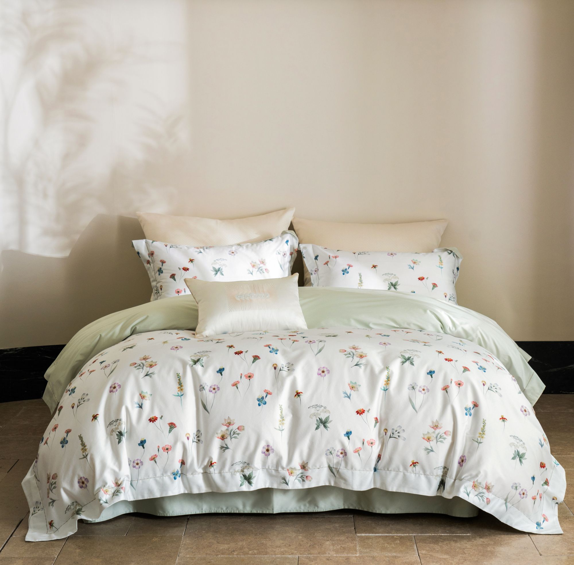 绣花夫人专享/轻奢风/娇兰/天丝埃及棉系列/四季天丝棉四件套