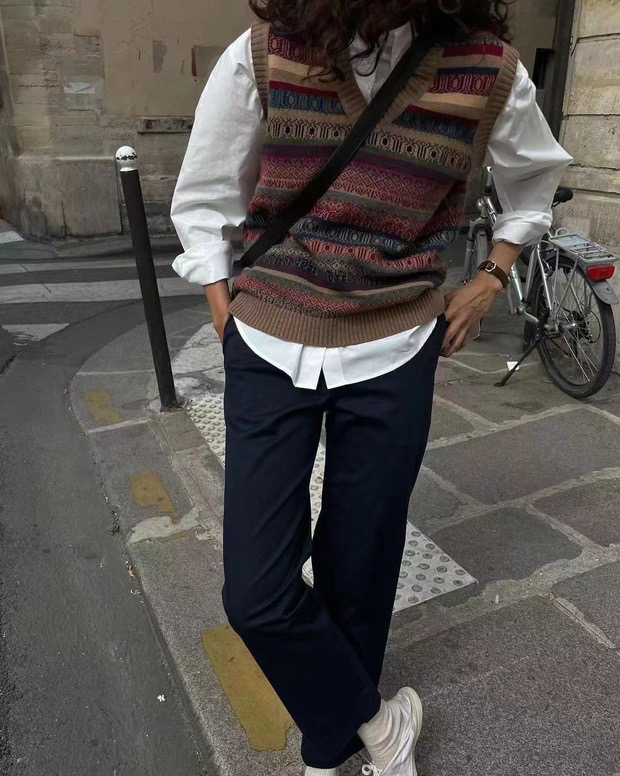米蓝家复古马甲背心619