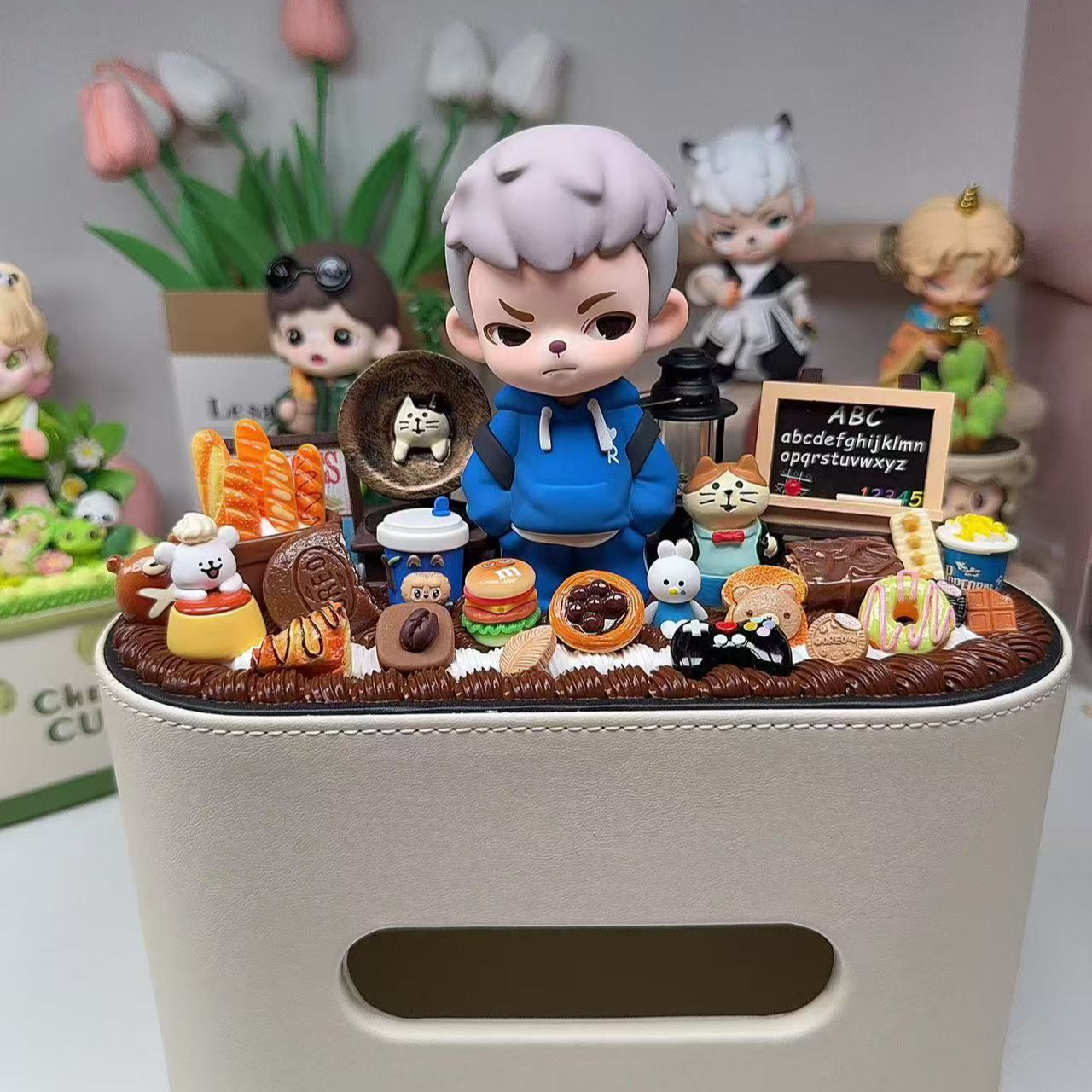 【预售】饭团手工DIY奶油胶抽纸盒