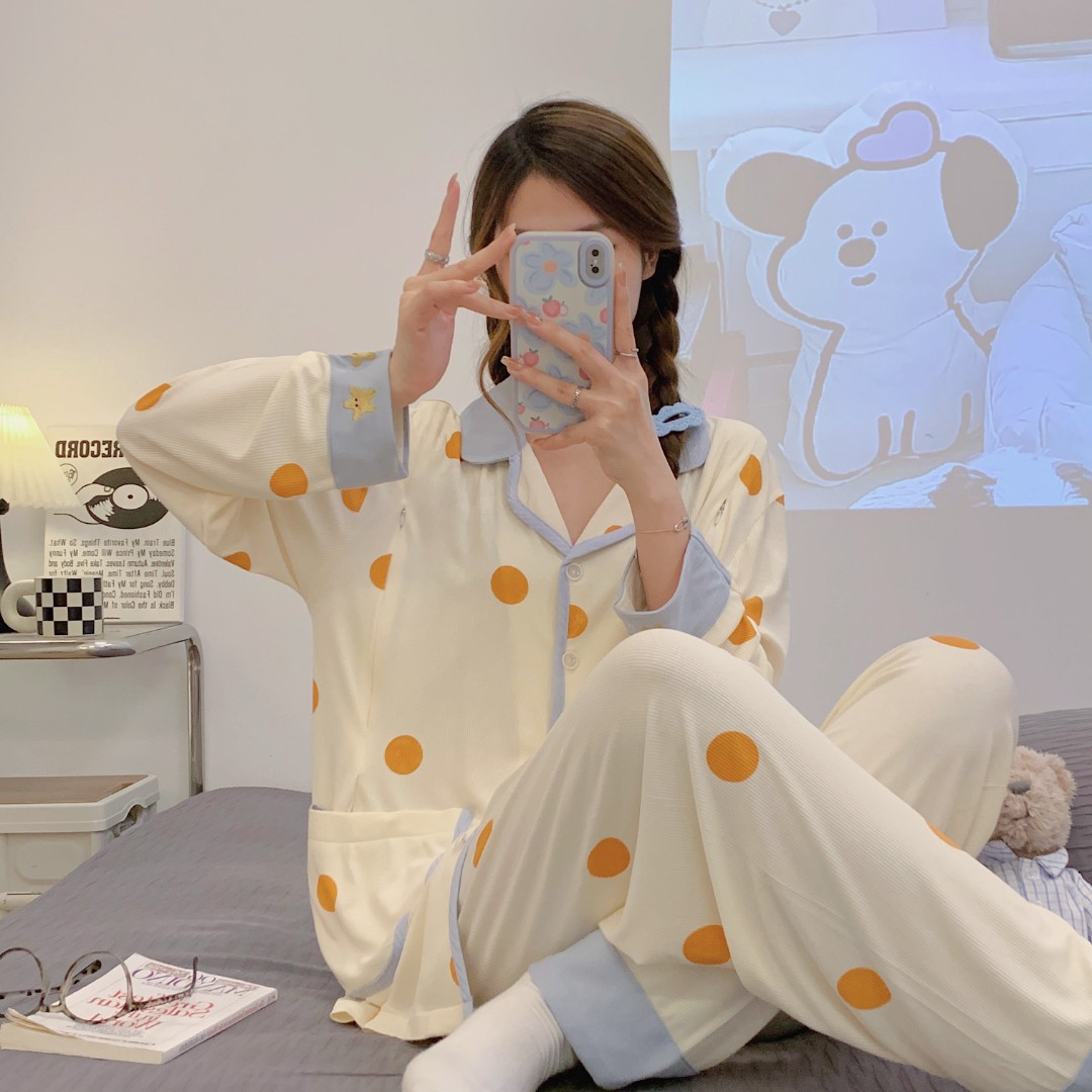 【夏季-莫代尔】月子服夏季薄款产后6-7-8-9月份哺乳喂奶孕妇睡衣