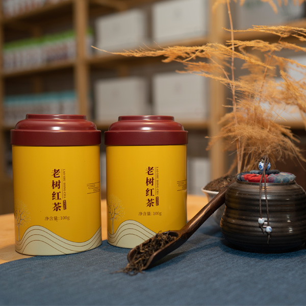 龙马江古树红茶新茶叶 利川红百年古树富硒茶 冷后浑小罐装茶100g