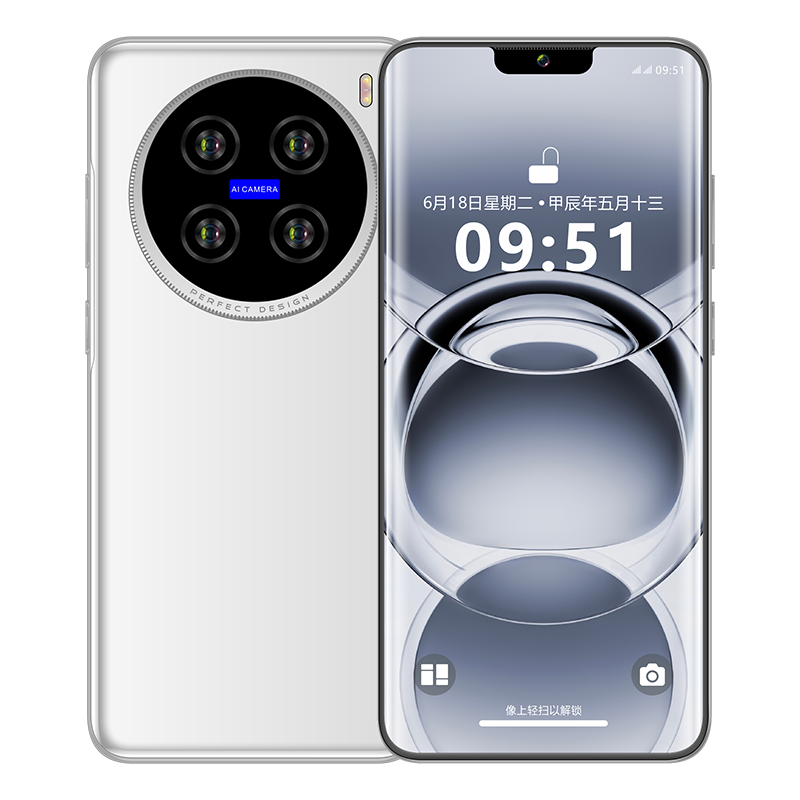 2024年新款手机IVMI S100UItrMax高清曲面屏智能手机游戏双卡备用