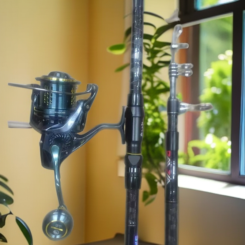 戴家李小龙狂投大物4.25米三代缓降金属渔轮巨物远投竿
