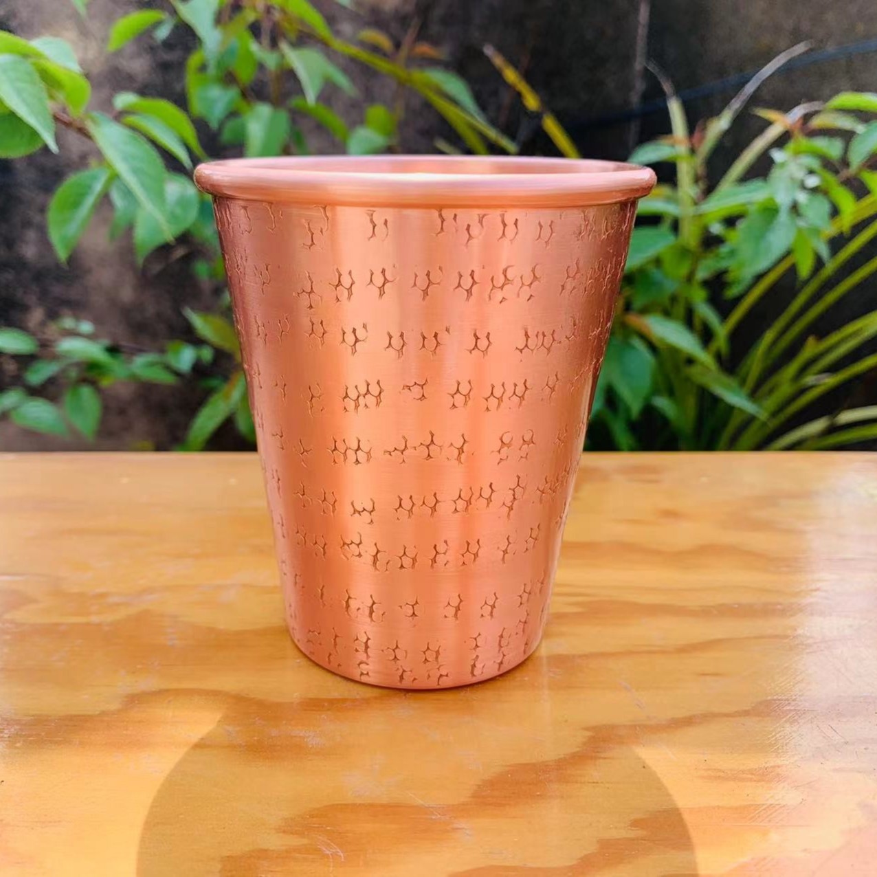 【俊春铜艺】紫铜茶杯 水杯 280毫升