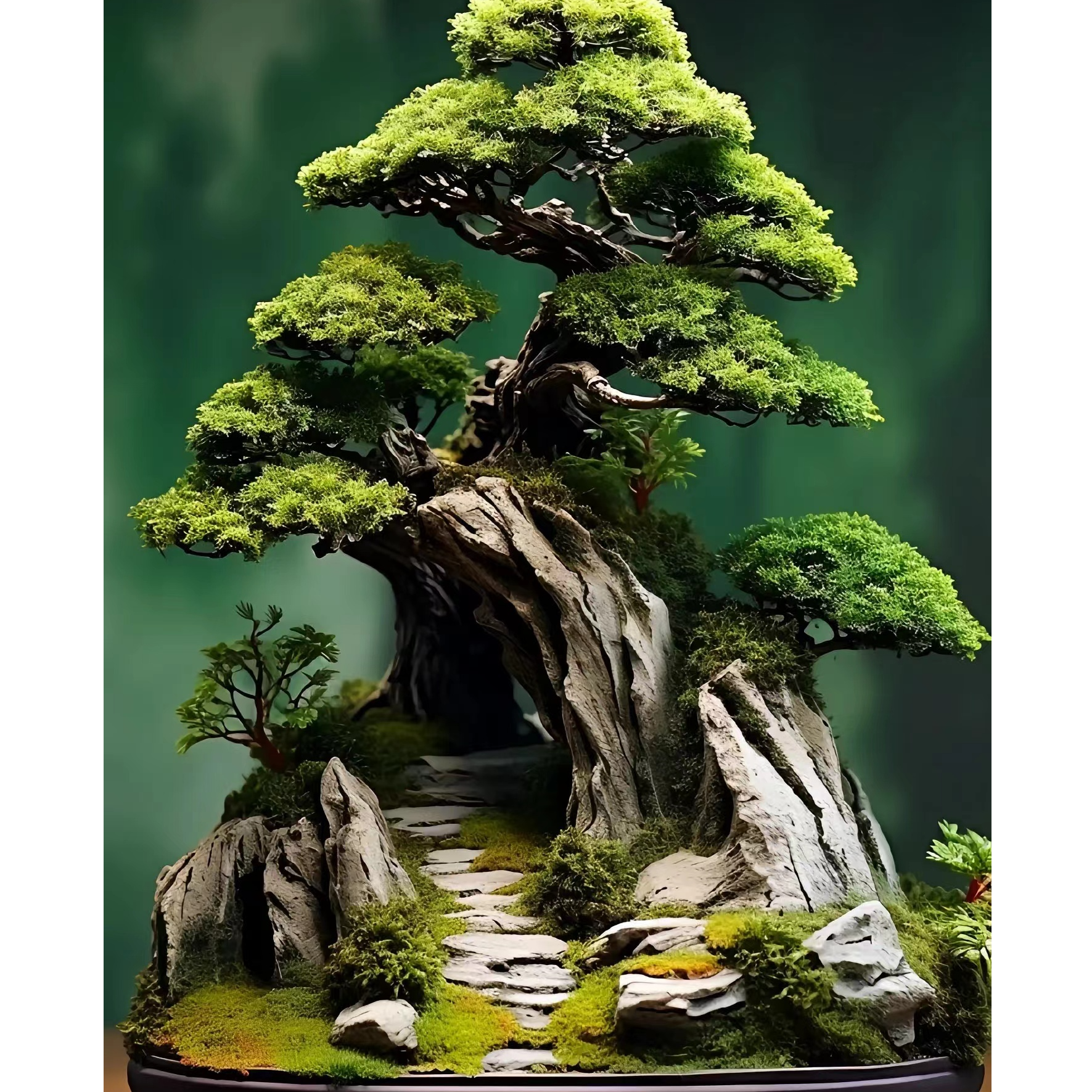 罗汉松造型盆景室内室外养护高端造型盆景