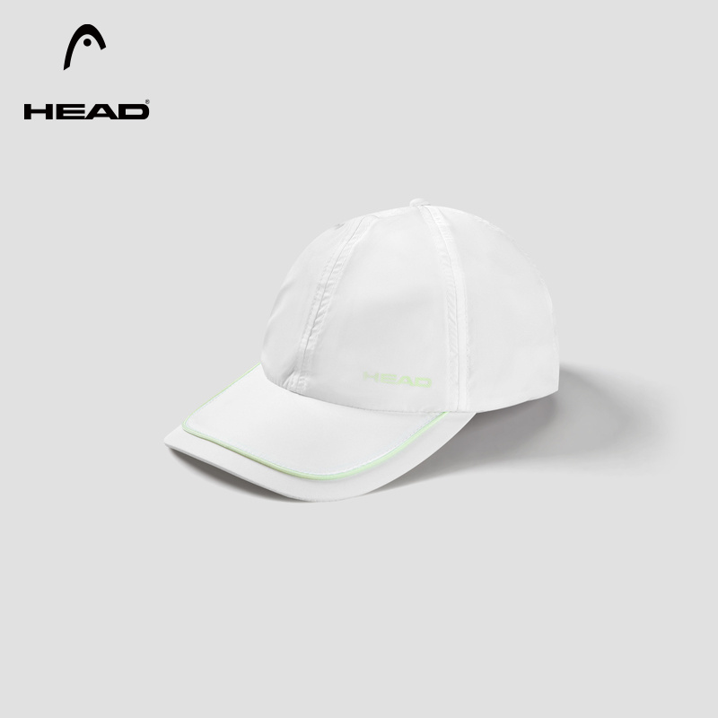 HEAD海德户外运动软顶鸭舌帽春夏男女同款透气遮阳网球帽