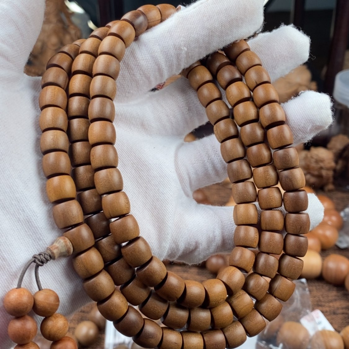 【闪购商品】檀香木手串/手链远*8✖️9直切奶香黑肉
