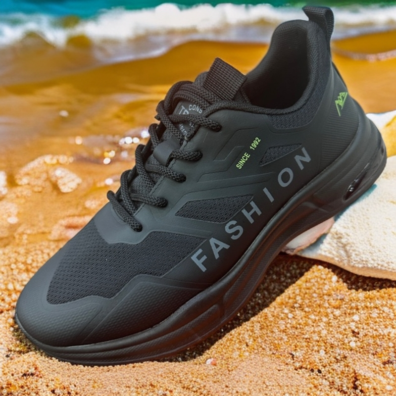 【高品质】轻软聚氨酯底减震防滑透气男士户外休闲鞋