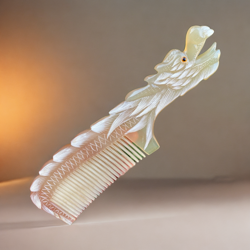 名匠 十二生肖款黄牛角梳   下单时备注生肖属相