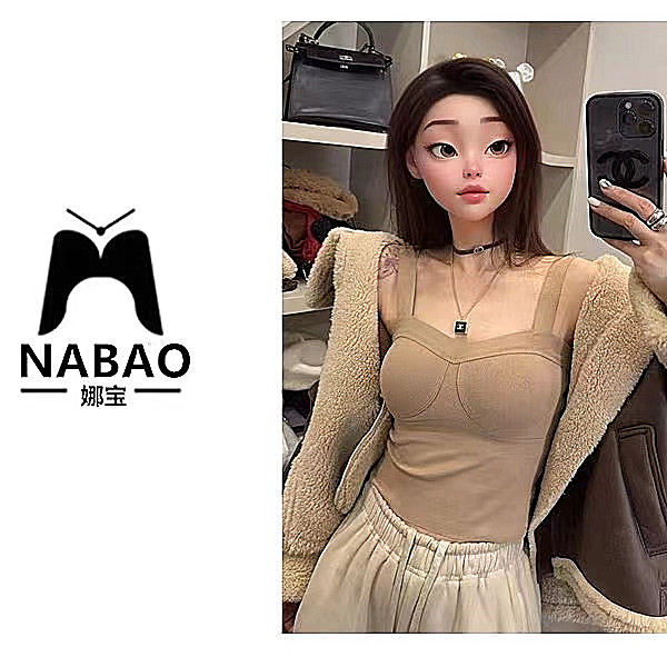 NABAO▶【绒百搭小背心吊带】