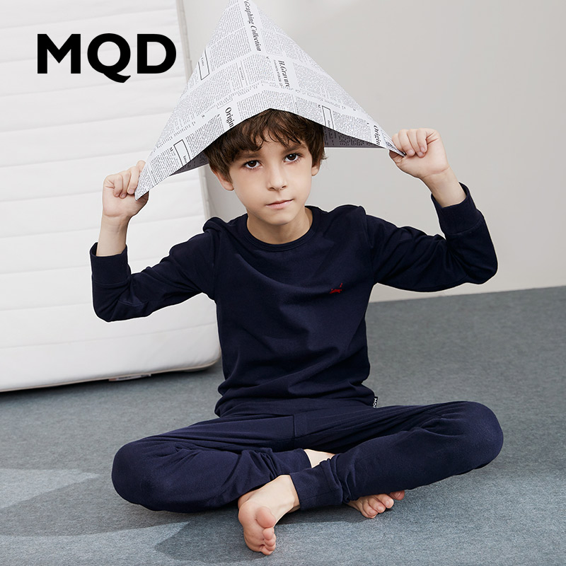 【S】MQD儿童保暖内衣套装23冬季童装睡衣打底衫秋衣秋裤920632402