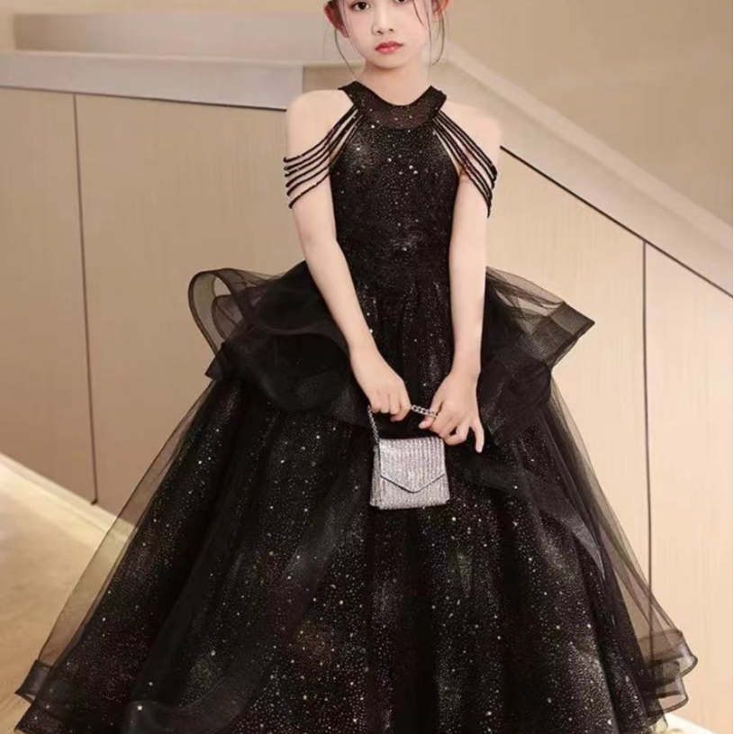 【梦寐】高贵气质女童晚礼服儿童轻奢公主裙生日钢琴演出走秀