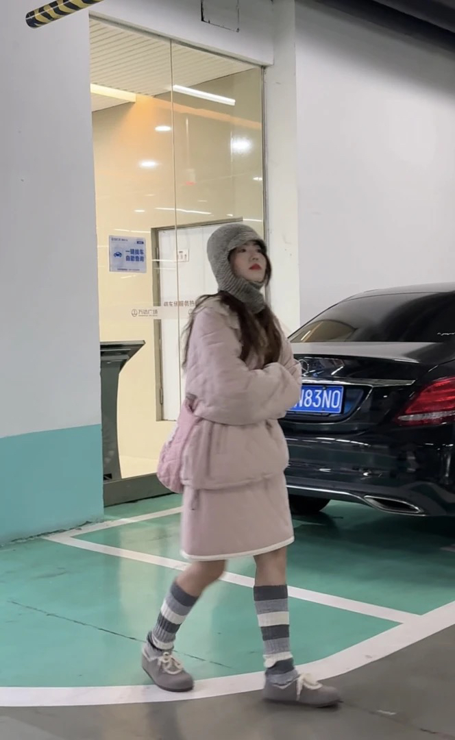 FF家同款针织腿套