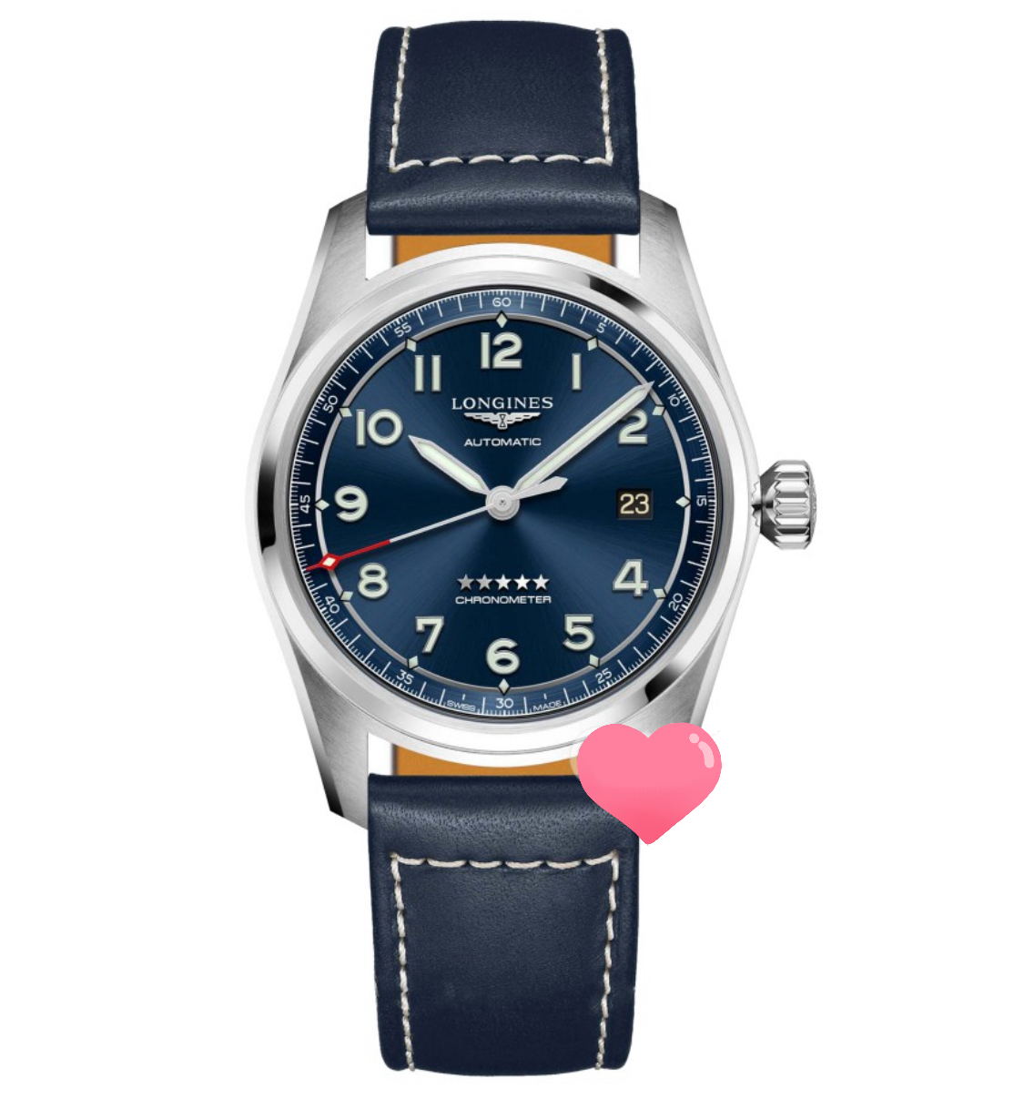 99新 Longines/浪琴 /先行者811五星上将/表径42/天文台认证
