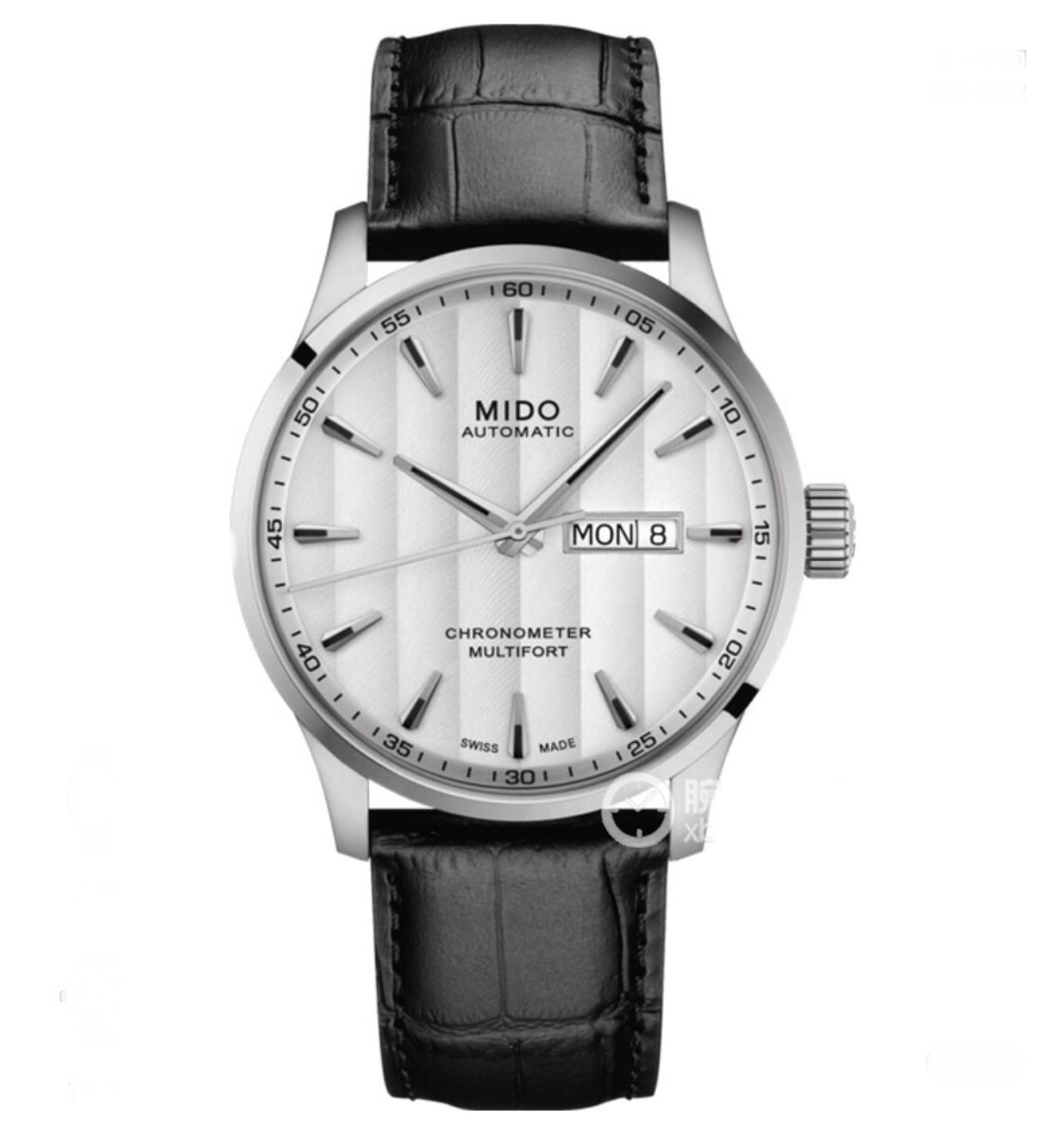 99新 Mido/美度 /舵手天文台硅油丝皮带款/表径42/公价10000