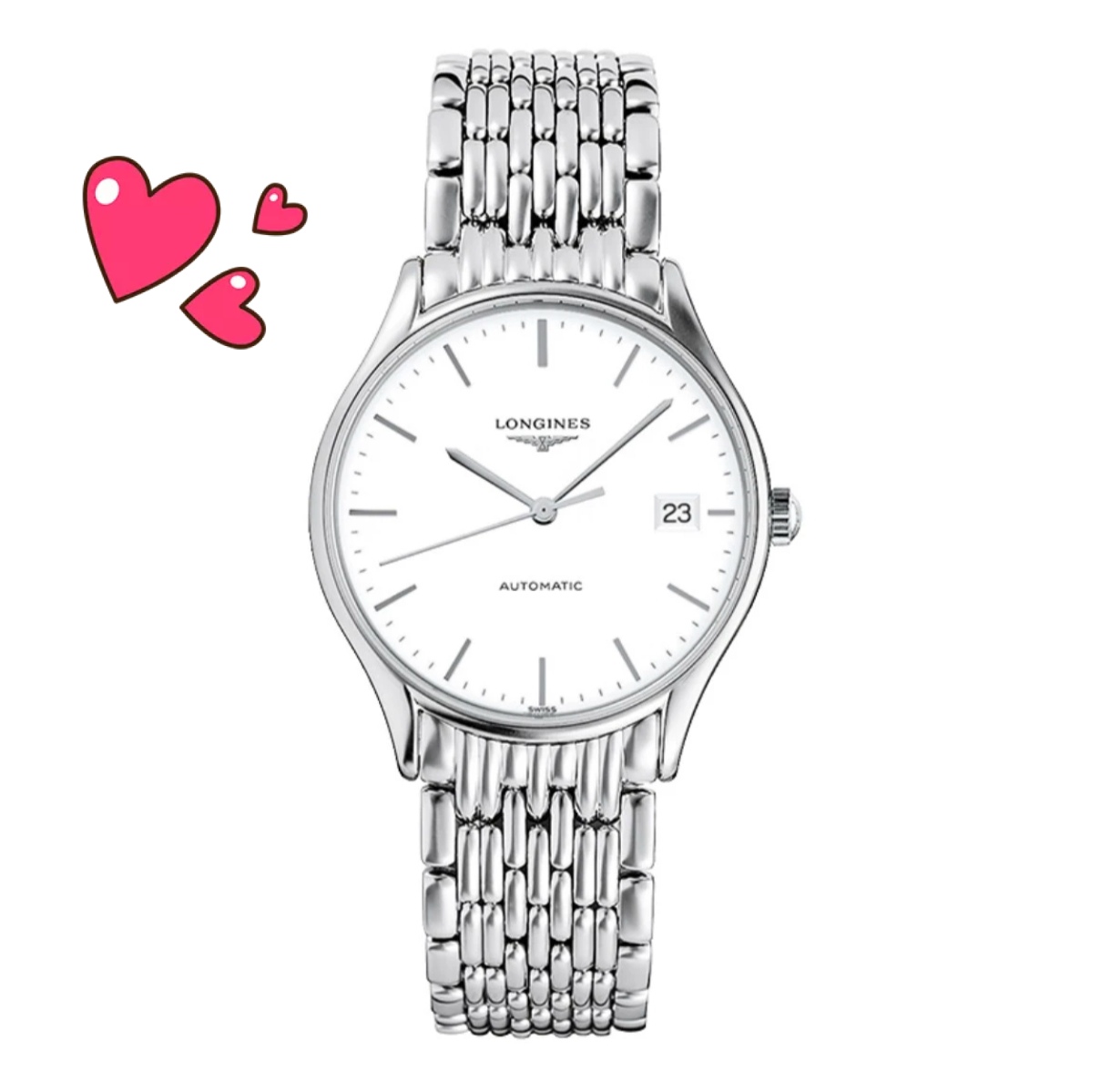 99新 Longines/浪琴 /律雅860/表径35/自动机械表