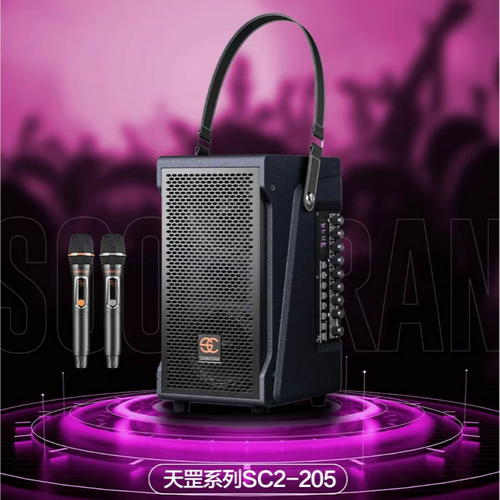 SOONTRAN/松川国际SC2-205小体积大功率户外K歌直播便携式音箱