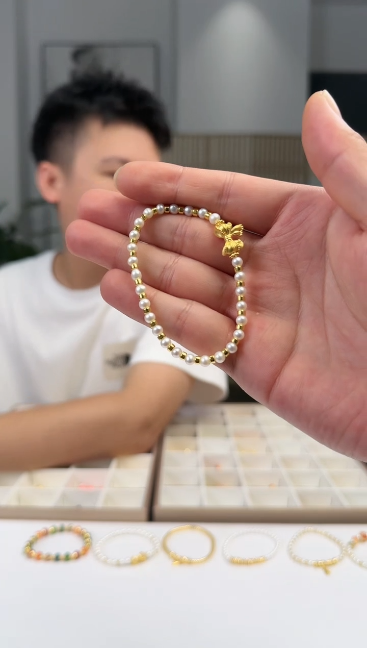 【闪购商品】淡水珍珠手绳银S925镶嵌1007452/多样性发/一件