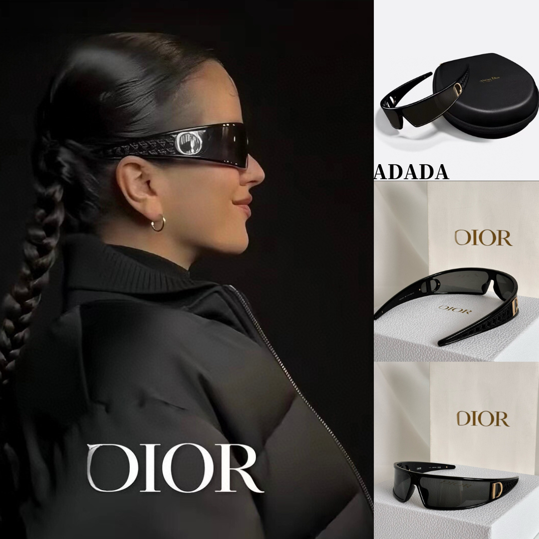 【ADA】D新款发箍式ins风一体式高级镂空太阳镜墨镜