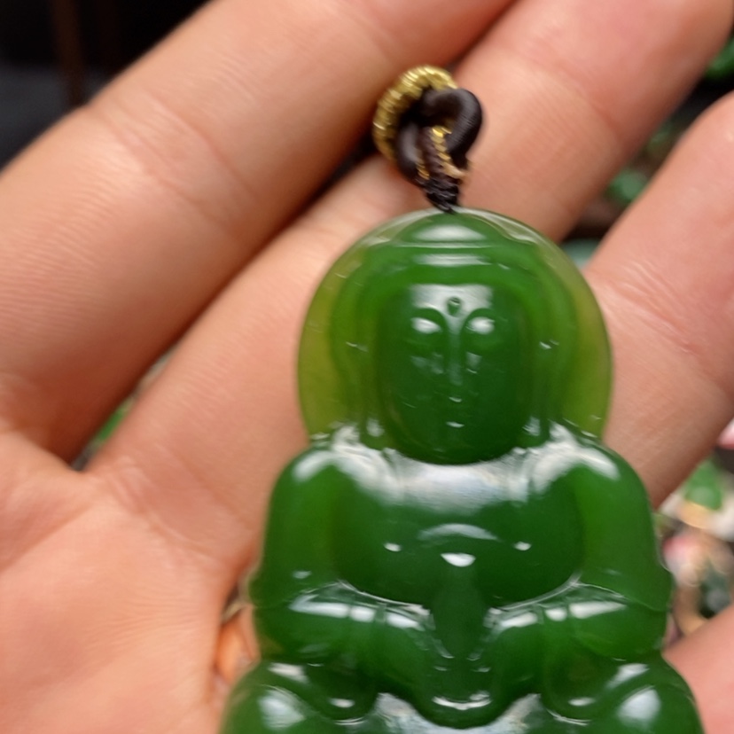 【闪购商品】和田玉（碧玉）颈饰未镶嵌萝**叔